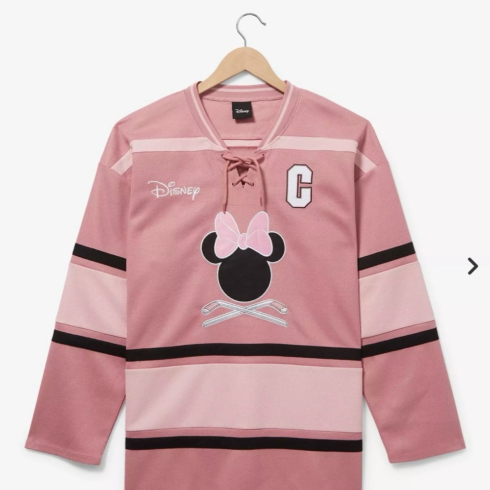Disney Pink Minnie Mouse Hockey Jersey